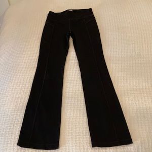 Athleta Girl black flare leggings